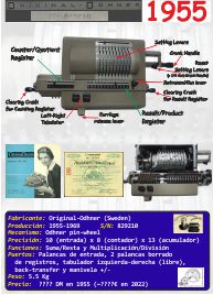 Ficha: Original-Odhner 227 (1955)