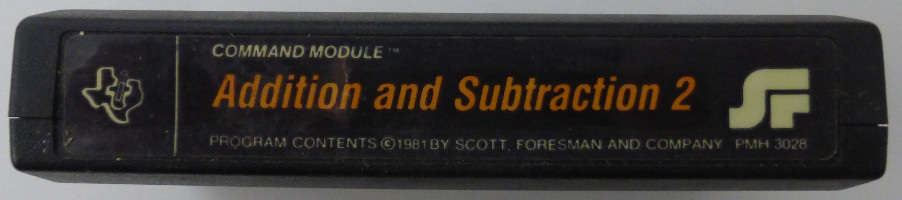 ADDITION AND SUBTRACTION 2 (Texas Instruments)(1981)
